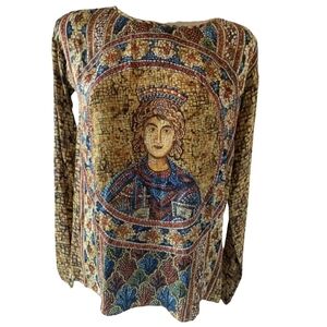 Dolce & Gabbana Byzantine Mosaic Print Blouse